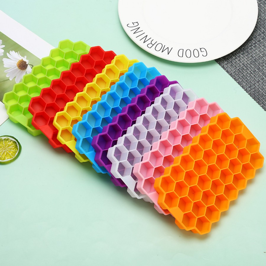 Honeycomb Silicone Ice Cube Trays Wholesale Stackable OEM / ODM