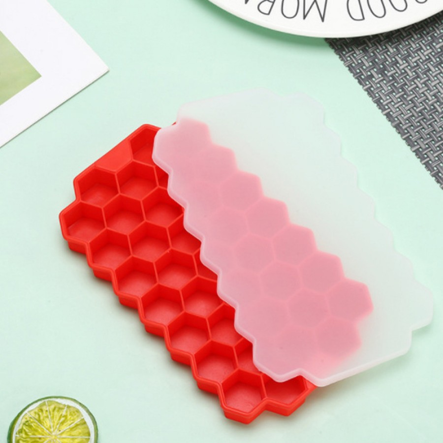 Honeycomb Silicone Ice Cube Trays Wholesale Stackable OEM / ODM