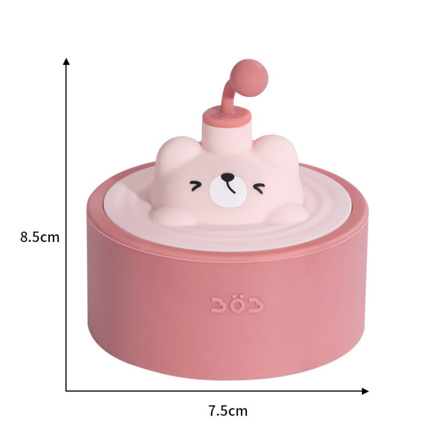 Cute style single compartment silicone ice tray