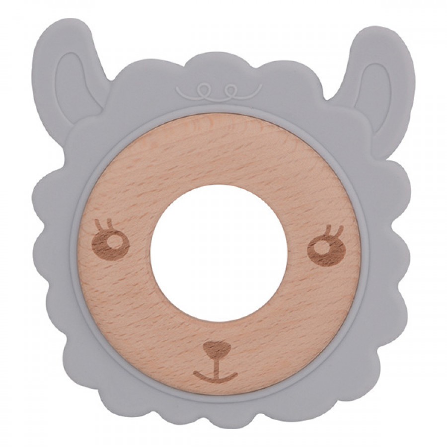 Hot-selling Silicone Animal Beechwood Teether