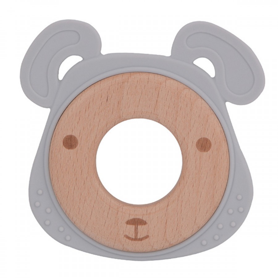 Hot-selling Silicone Animal Beechwood Teether