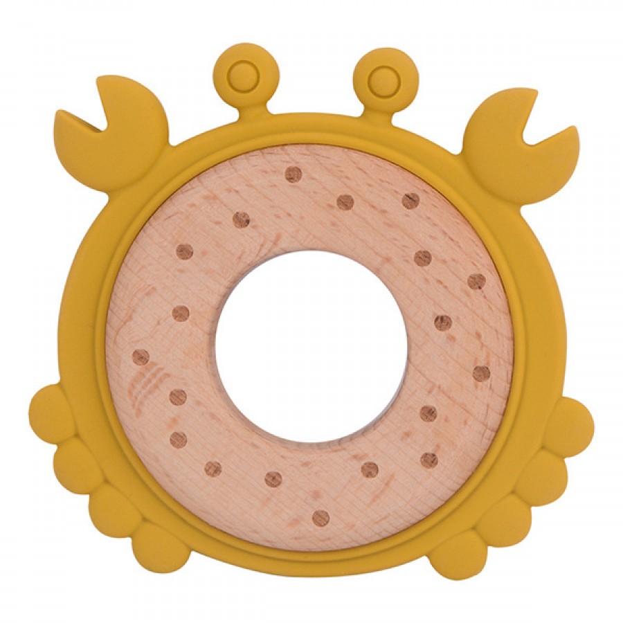 Hot-selling Silicone Animal Beechwood Teether