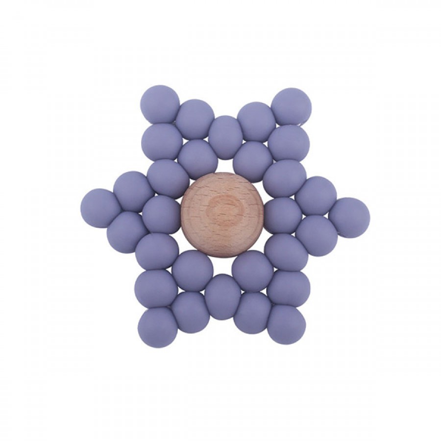 Silicone Bead Star Teether Ring