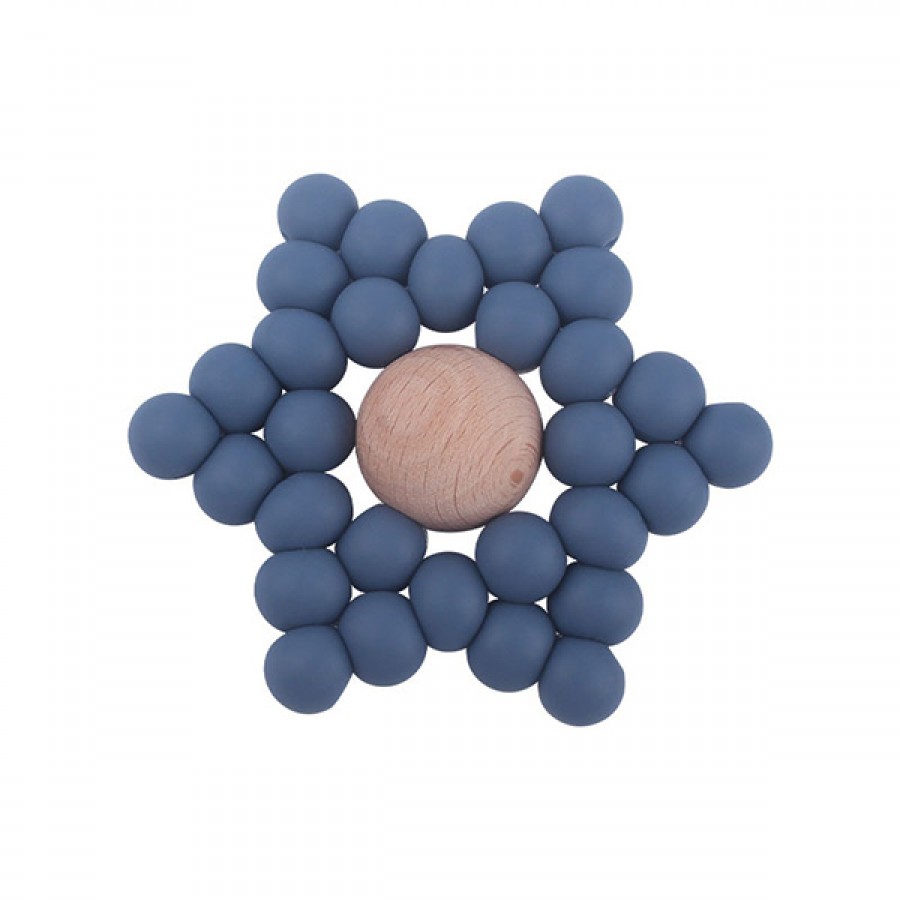 Silicone Bead Star Teether Ring