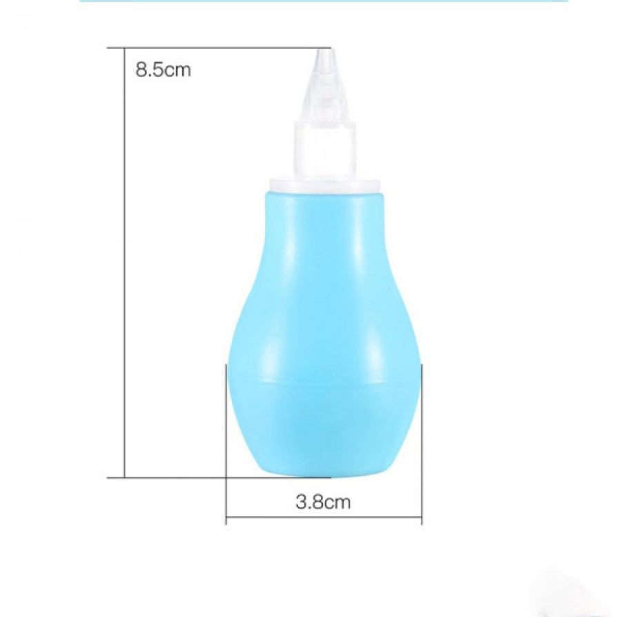 Split silicone nasal aspirator