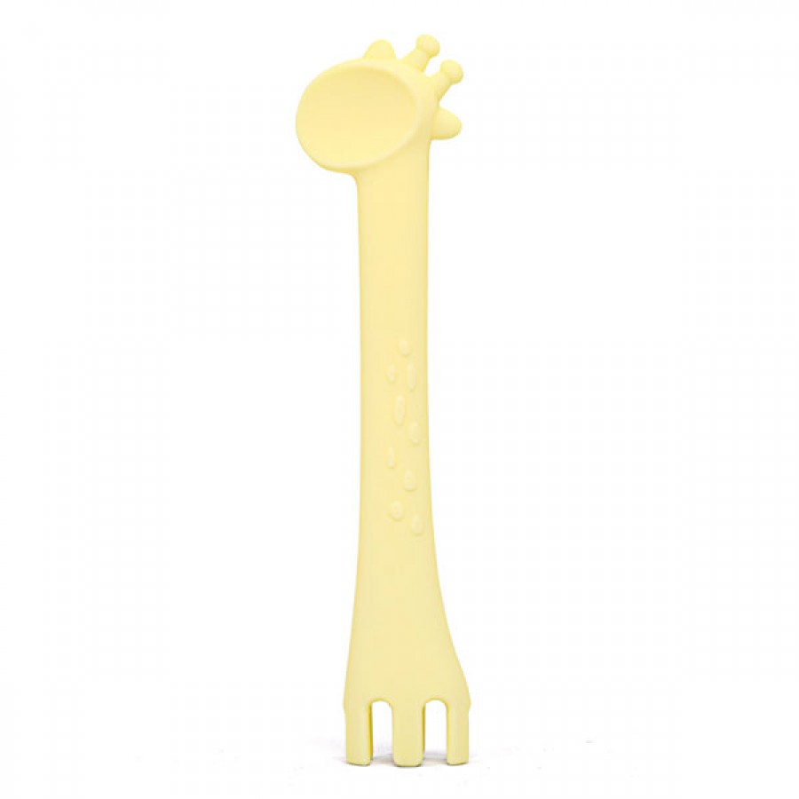 Giraffe Shape Silicone Baby Feeding Spoon