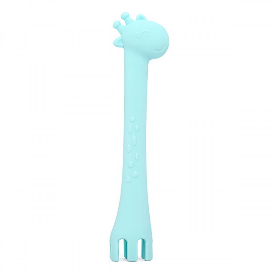 Giraffe Shape Silicone Baby Feeding Spoon