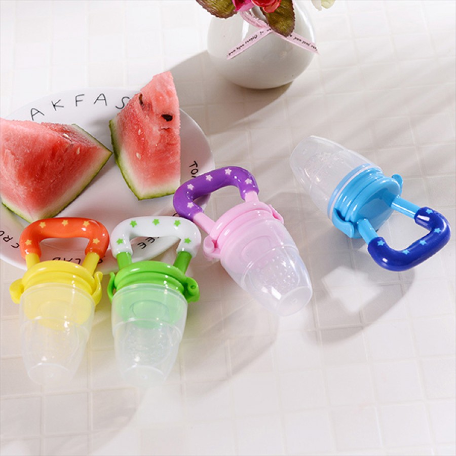 Cartoon Printed Silicone Baby Fruit Feeder Pacifier