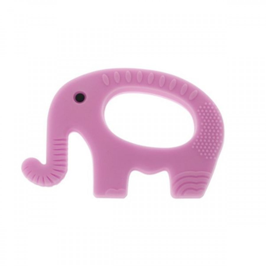 Hot Selling Low Price BPA Free Food Grade Silicone Elephant Shape Baby Teether