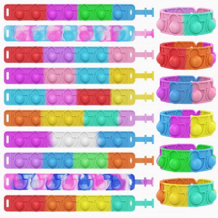 Colorful Silicone Baby Bracelet Toy