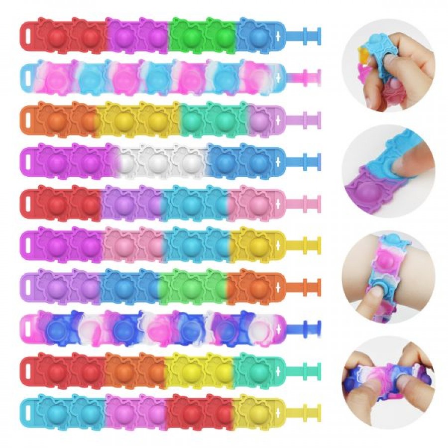 Colorful Silicone Baby Bracelet Toy