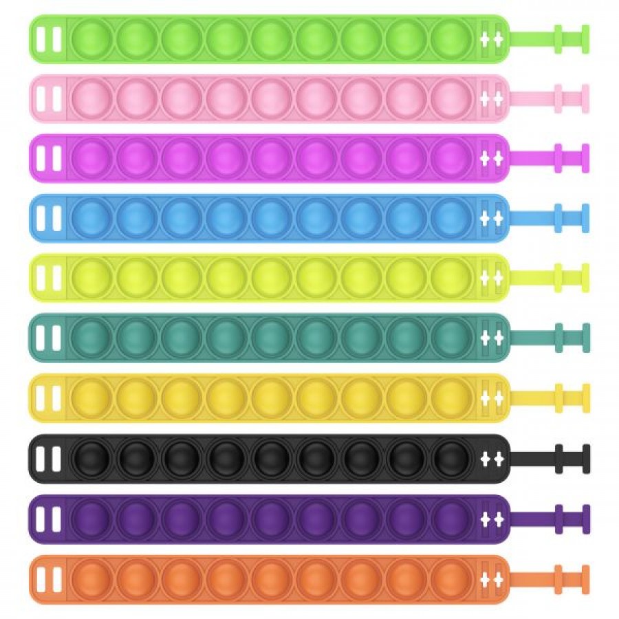 Colorful Silicone Baby Bracelet Toy