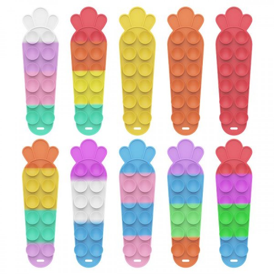 Food Grade Silicone Educational Pop Fidget Toy with Suction