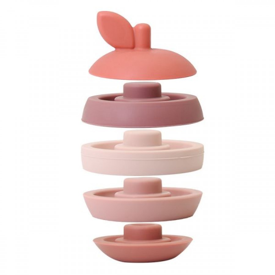 Apple-Shaped Silicone Baby Stocking Toy