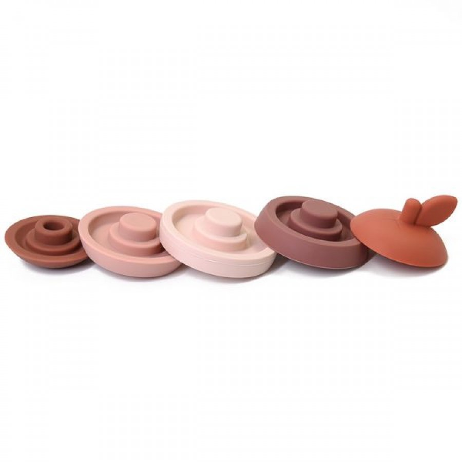 Flexible Food Grade BPA Free Silicone Apple-Shaped Stocking Toy
