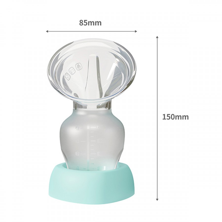 Classic silicone manual breast pump