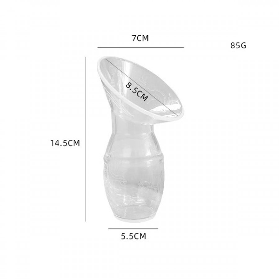 New Food Grade SIlicone Manual Breast Milk Pump with Suction Base
