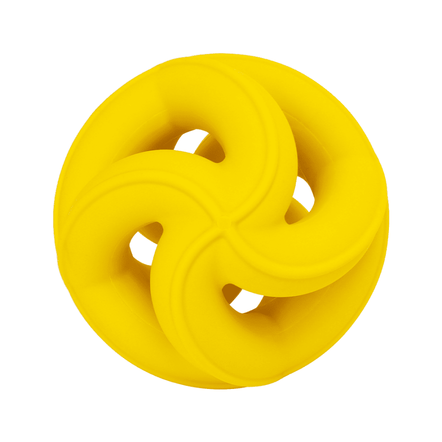 Pet natural rubber ball chewing toy