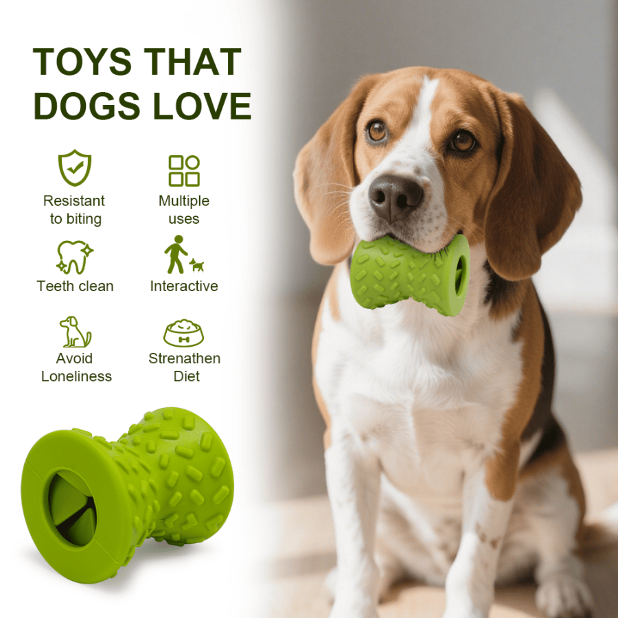 Conical dog chew toy