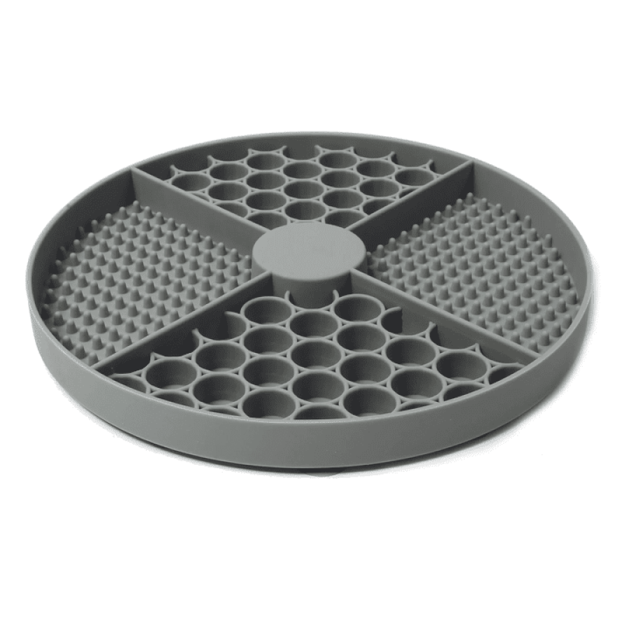 Round Pet honeycomb slow feeder plate