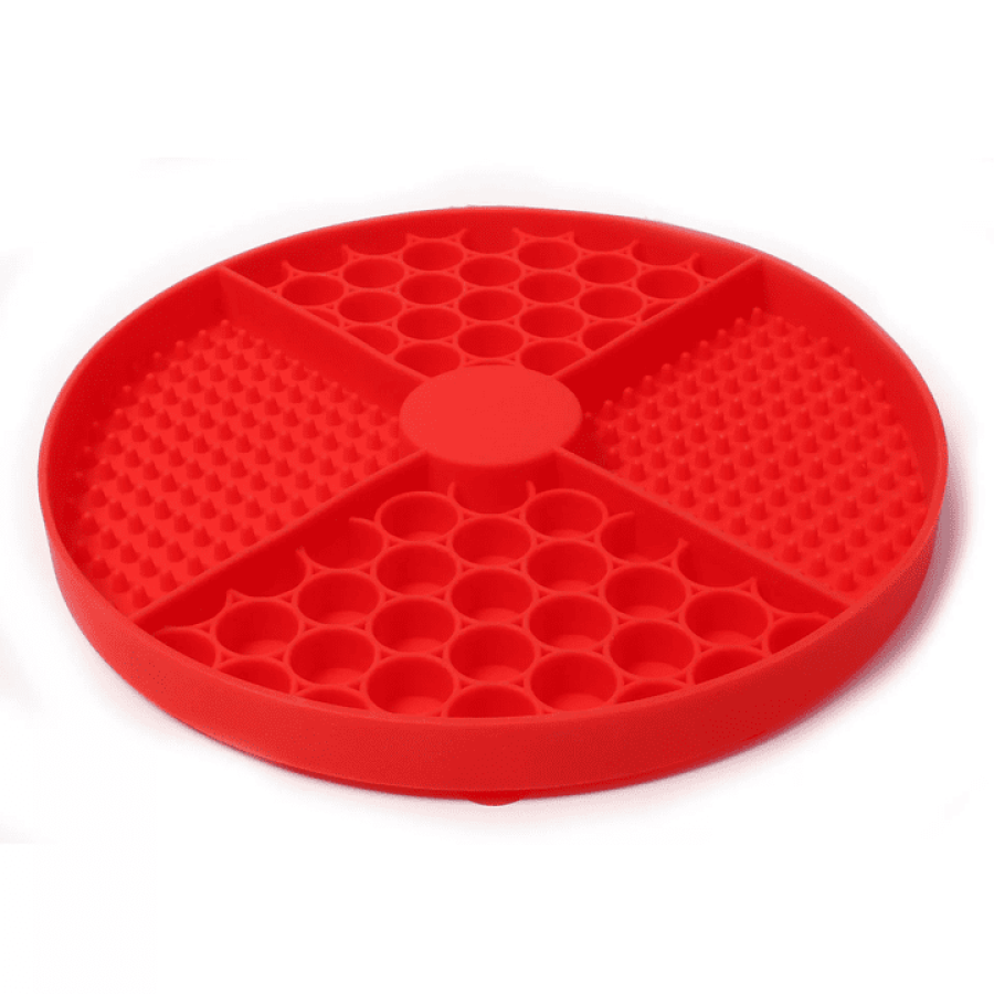 Round Pet honeycomb slow feeder plate