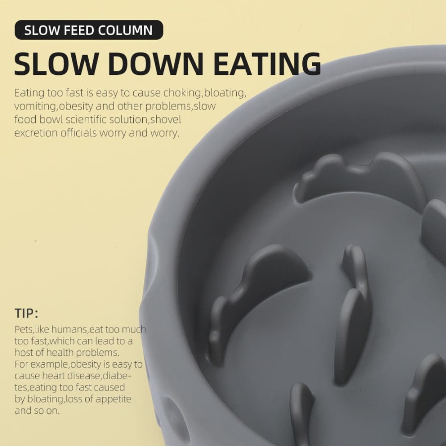 Cheese Slow Feeder Dog Bowl