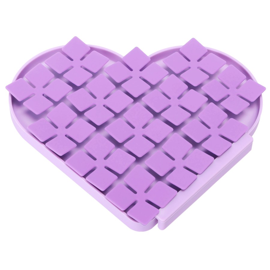 Four-leaf Clover Textured Dog Slow Feeder Mat