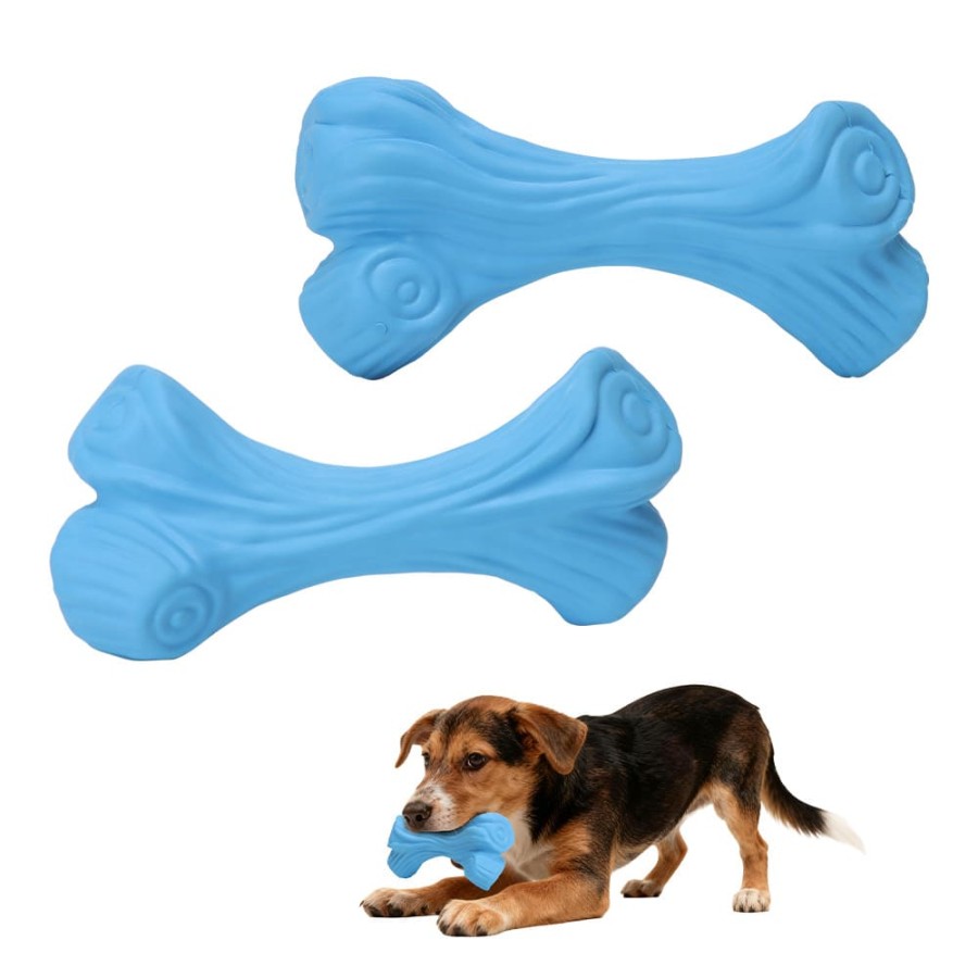 Rubber Bone Dog Chew Toy