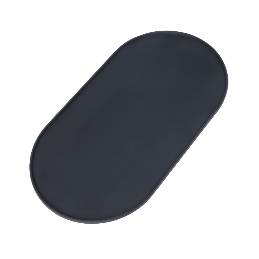 Solid color silicone dog placemat