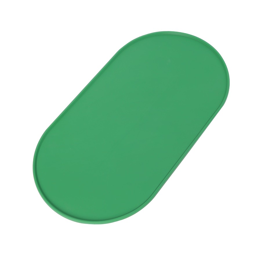 Solid color silicone dog placemat