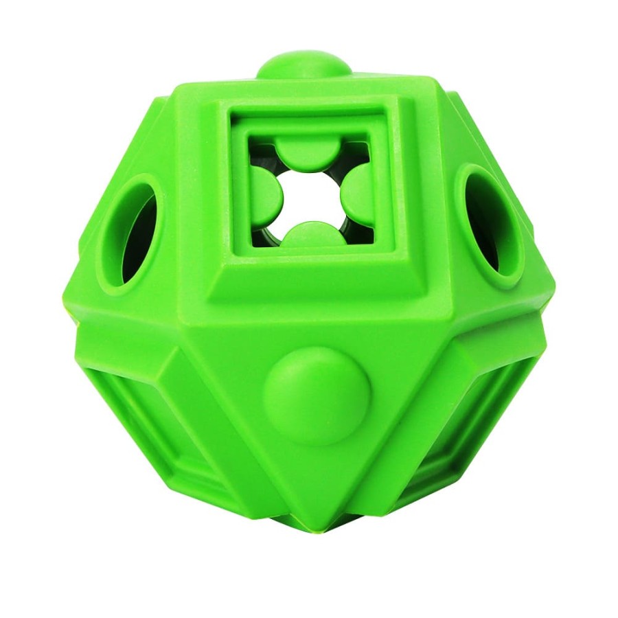Geometric Treat-Dispensing Chew Toy