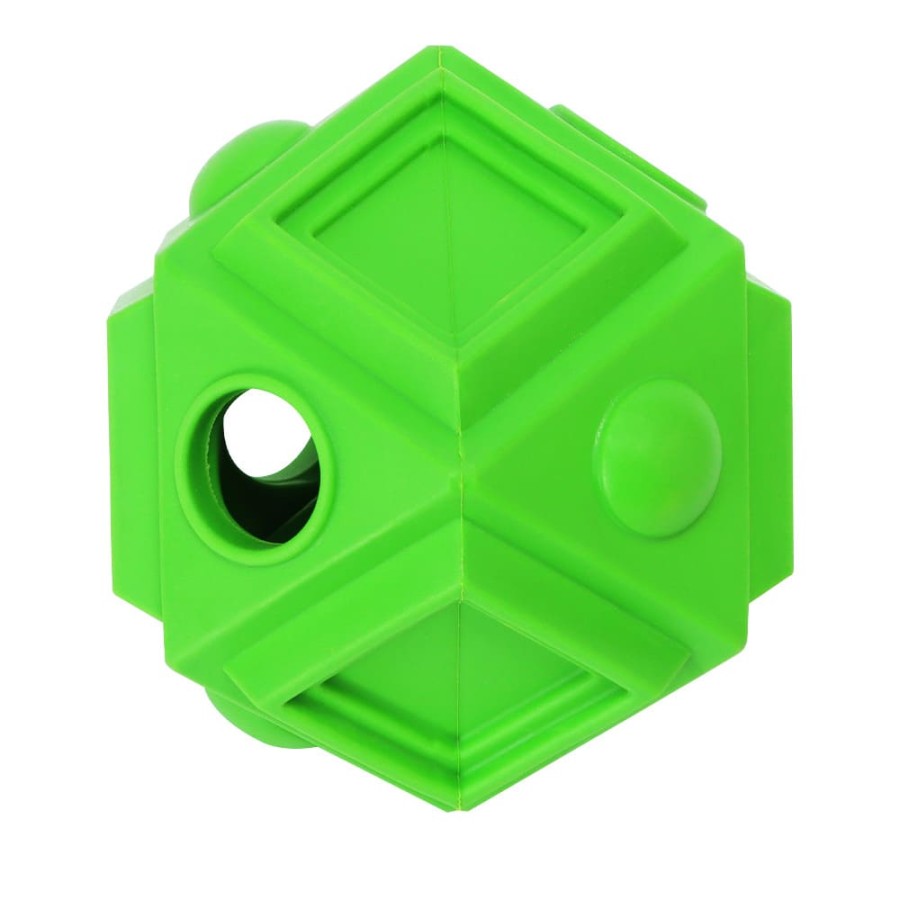 Geometric Treat-Dispensing Chew Toy