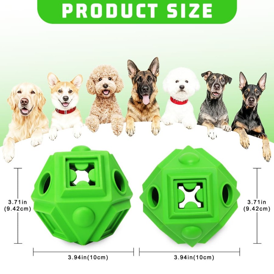 Geometric Treat-Dispensing Chew Toy