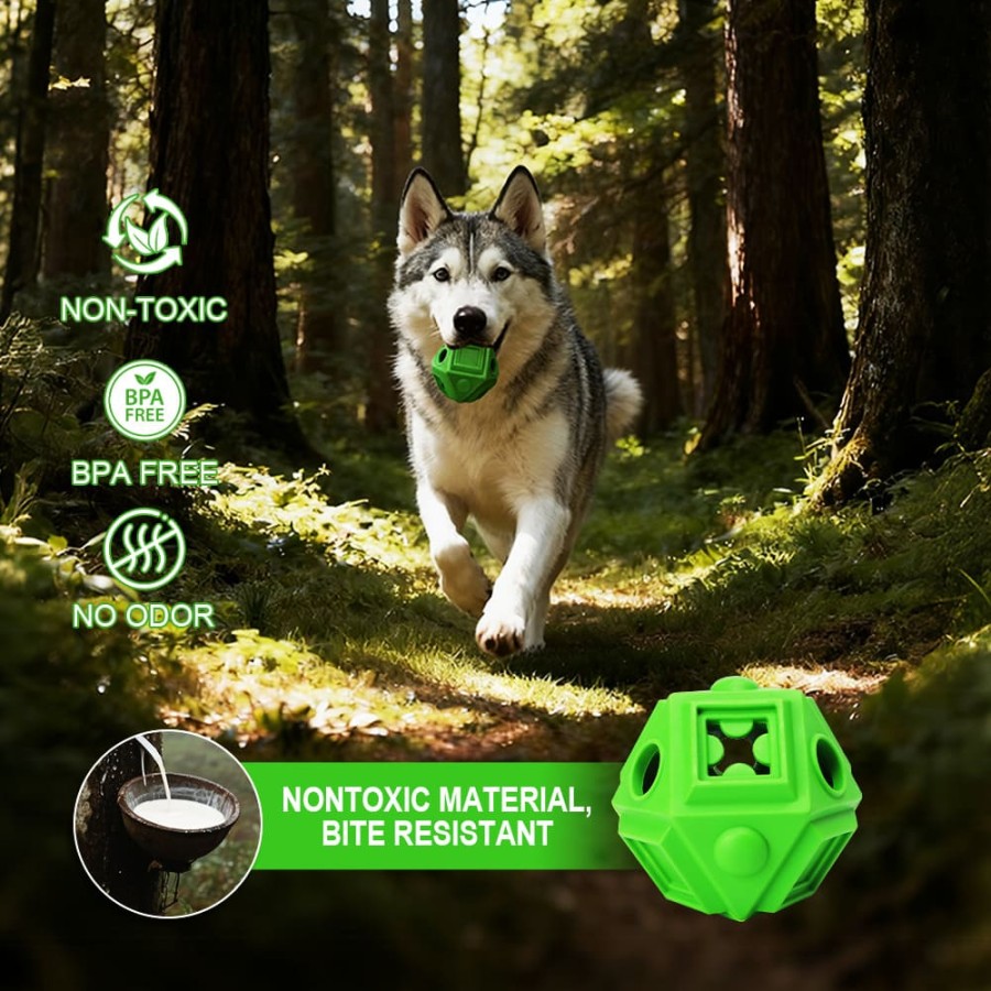 Geometric Treat-Dispensing Chew Toy