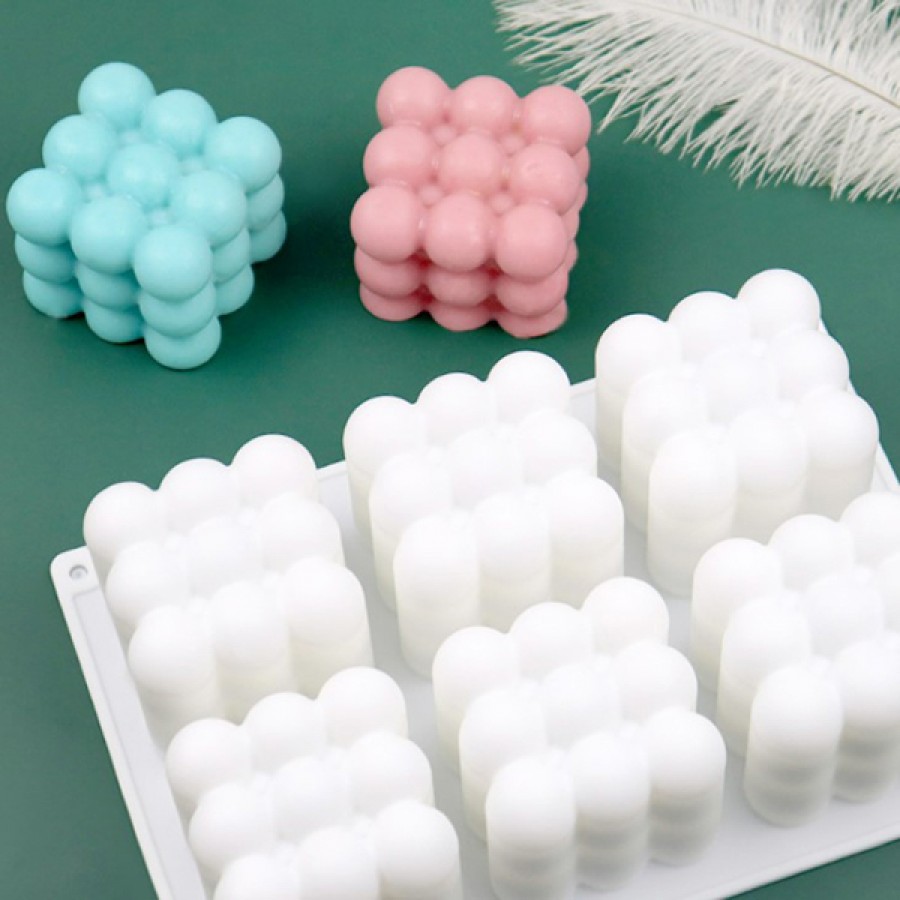 Silicone DIY Bubble Candle Moulds