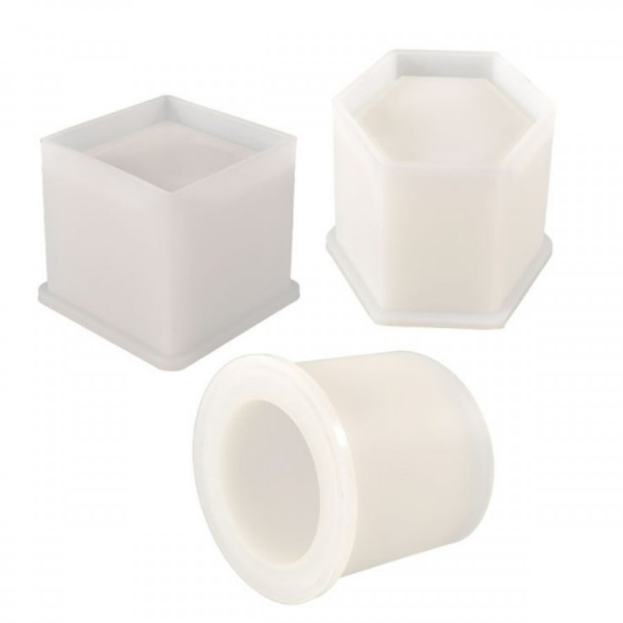 3 Pack Big DIY Planter Pot Mold