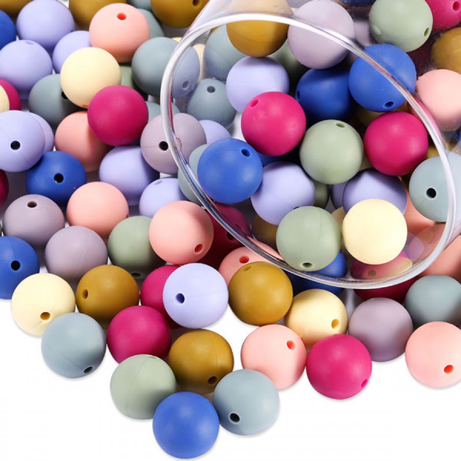 Silicone Teething Beads Low Price Food Grade Silicone Beads Wholesale