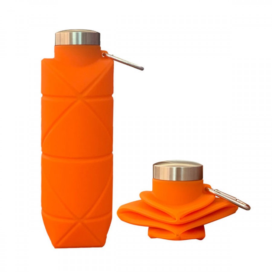 Silicone Collapsible Folding Water Bottle