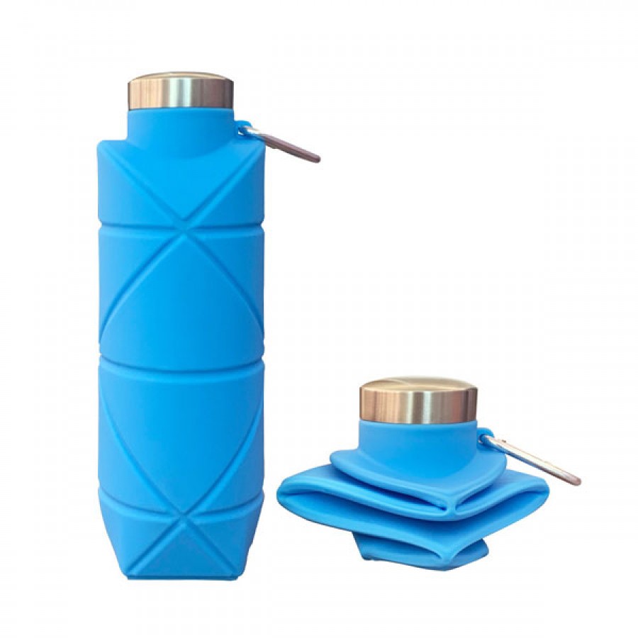 Silicone Collapsible Folding Water Bottle