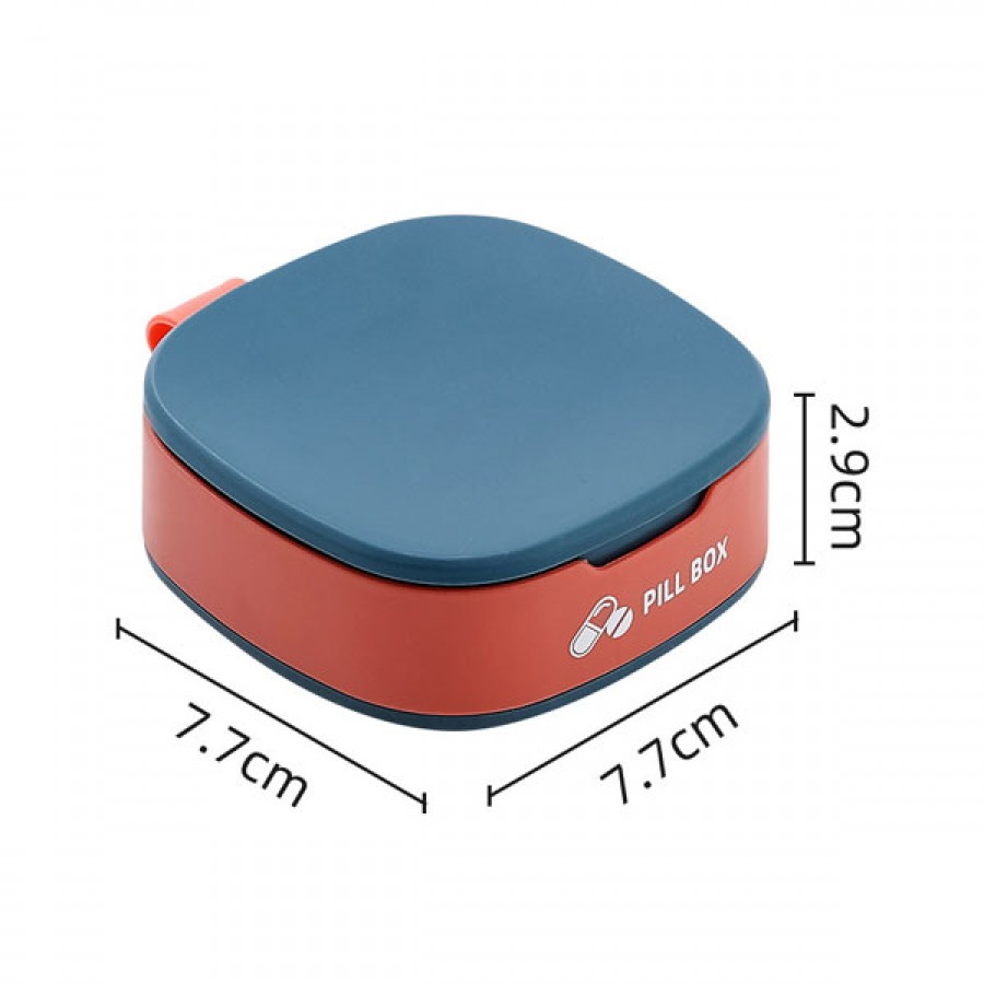 Personalized Bulk BPA Free Durable Silicone Pill Box with Lid
