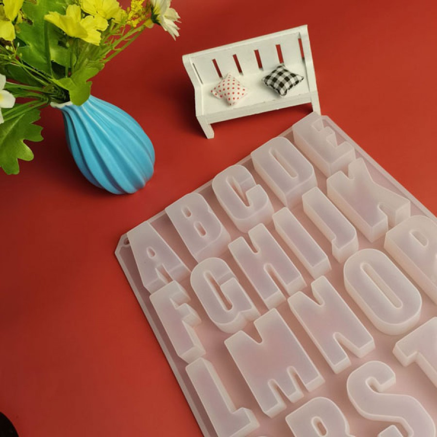 26 Letters Silicone DIY Baking Mold