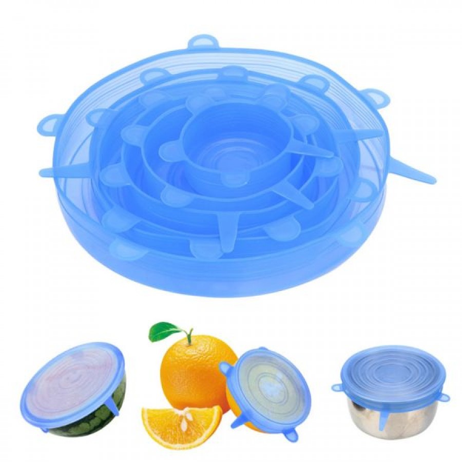 Resuable Airtight Silicone Food Wrap Cover Set