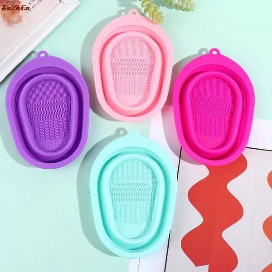 Collapsible BPA Free Silicone Brush Cleaner Supplier