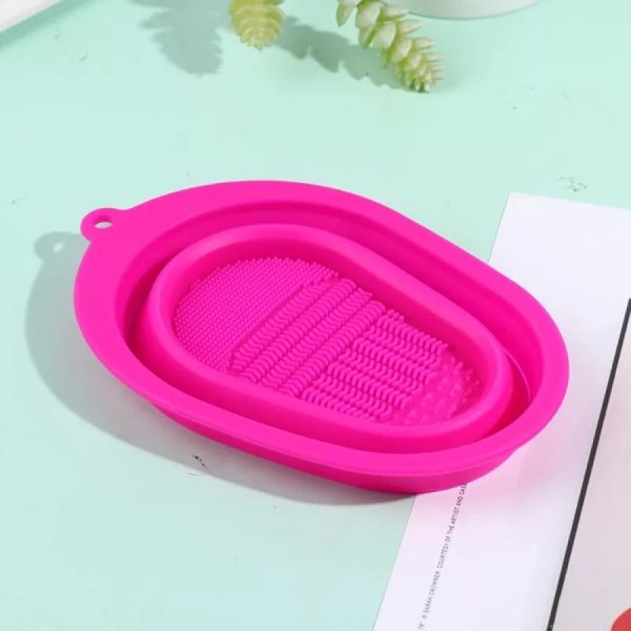 Collapsible Silicone Brush Cleaner