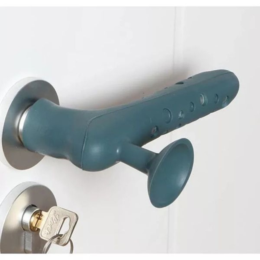 Soft silicone door handle protector