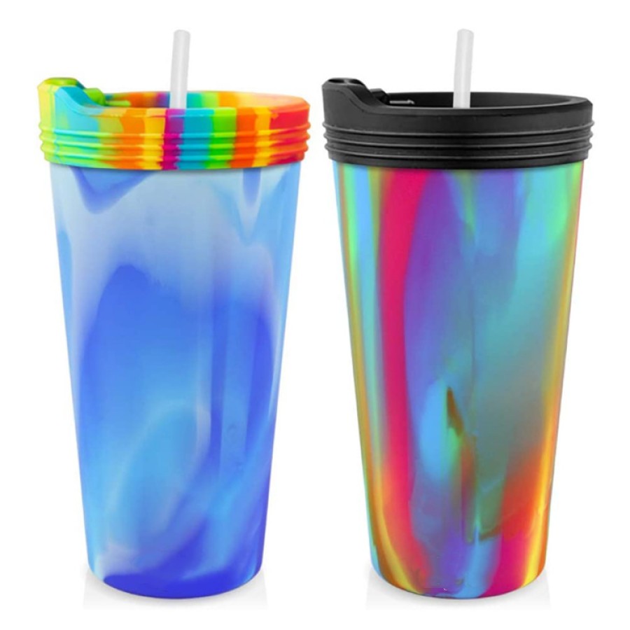 Mixed color liquid silicone rubber water cup