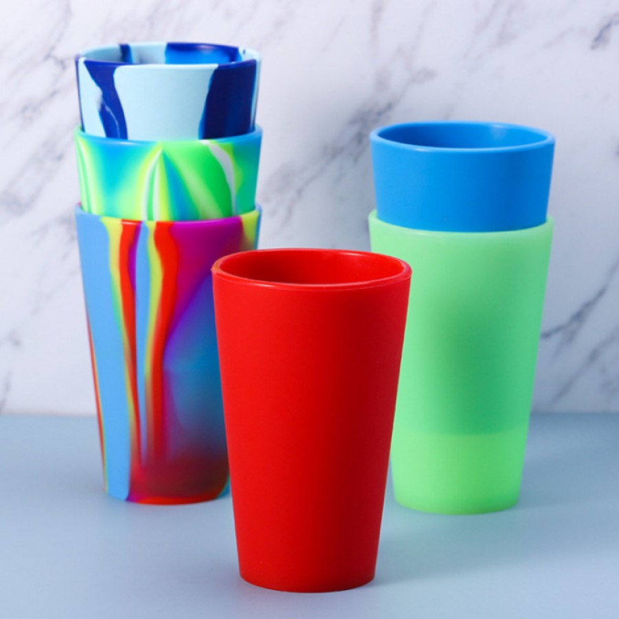 Mixed color liquid silicone rubber water cup