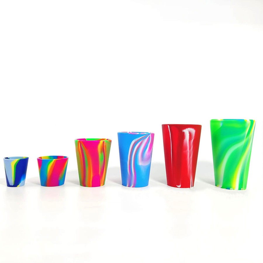 Mixed color liquid silicone rubber water cup