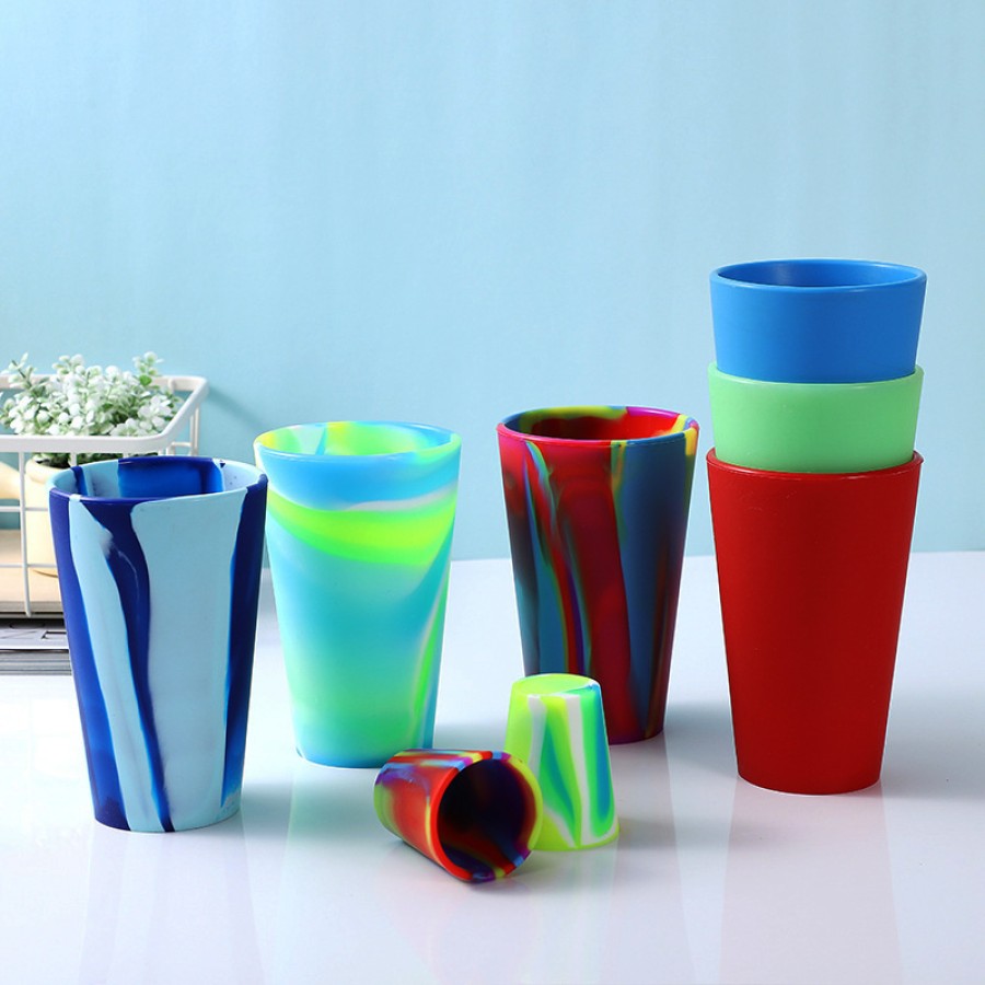 Mixed color liquid silicone rubber water cup