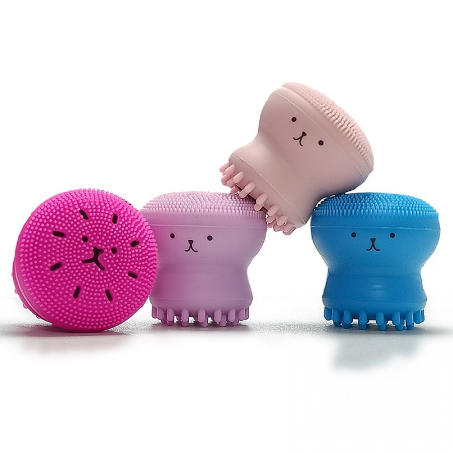 Octopus Shape Silicone Baby Body Wash Brush